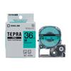 Оригінальна стрічка King Jim Tepra PRO Кольорова етикетка Зелена 8м Картридж SC36G, (Пастель), 36 мм, Напис/Чорний текст, Довжина,