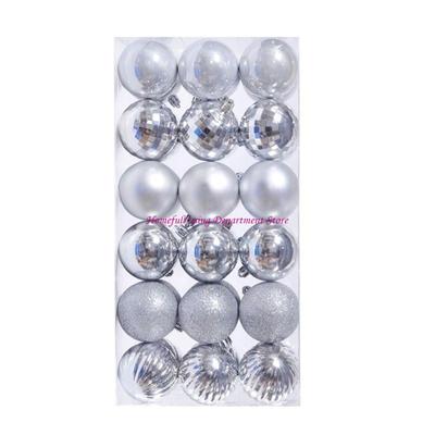 36Piece Portable Christmas Decorations Portable Christmas Balls Charm Set For Decorating Tree Frames And More