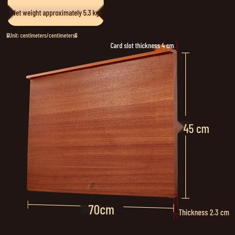 

Dedelai Wenge Wood Double-Sided Anti-Bacterial Cutting Board