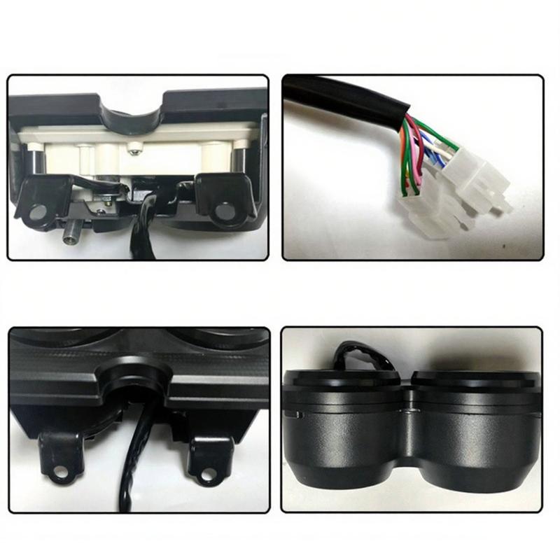 Function Motorcycle Speedometer Tachometer Kit Precise Mileage Tracking Weatherproof Design Multiple Bike Models