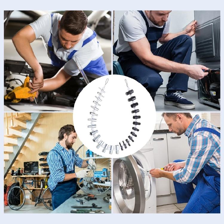 Inspektionsmesswerkzeug Zoll Metrisch Schraube Mutter Gewindeprüfer Set Zolllehren Messen Inspektionswerkzeug