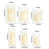 Acrylic Charging LED Electronic Candle Lamp Smokeless Candle for Wedding Atmosphere Lighting Festival Party Concert Decoration