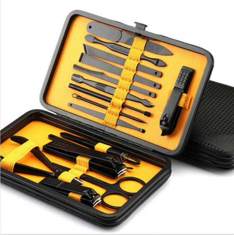 

Набор кусачек для ногтей, набор для маникюра и педикюра, набор инструментов для красоты и путешествий из нержавеющей стали, набор инструментов для ухода за ногтями GWYNIL1274a жёлтый