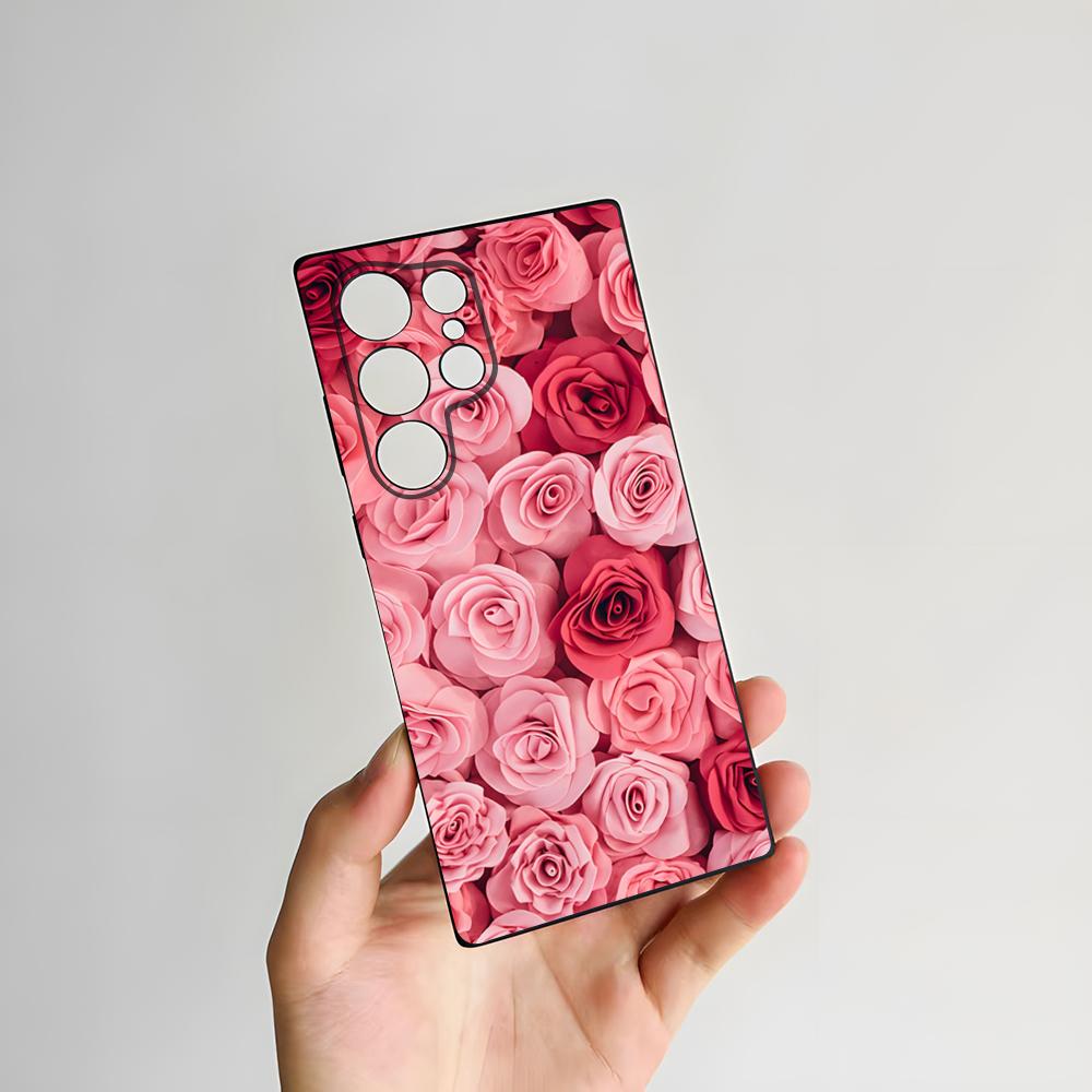 Flowers Phone Case For Samsung A25 A13 A33 5G A54 A36 A35 A56 A52 A14 Shockproof Soft Cover