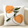 Northern Mannerist Pattern Cushion Cover Natural Linen Organic Fabric Double-Sided Printing Breathable Perfect For Home Decor