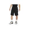 Nike Logo Print Elastic Waist Sport Straight Fit Mid-Rise Casual Shorts Men Bottoms Black AJ3915-010