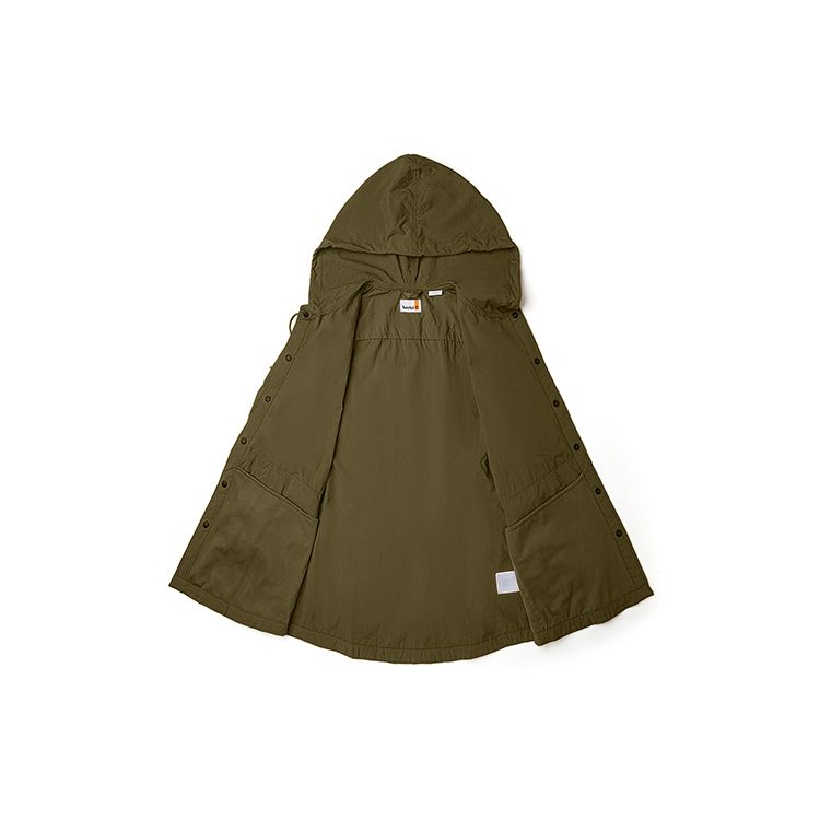 Timberland UV Protection Water-Resistant Loose Jacket Men Jacket Dark-Olive-Green A6KTN-302