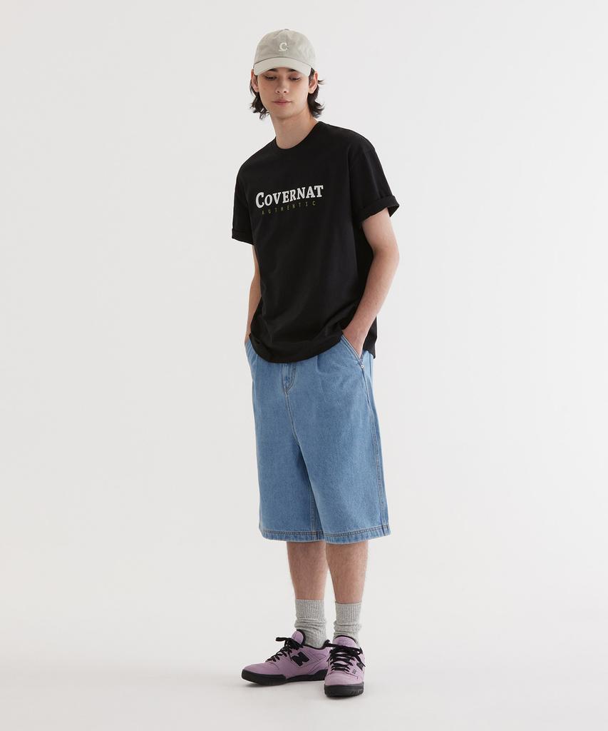 COVERNAT Center Authentic T-Shirt Black