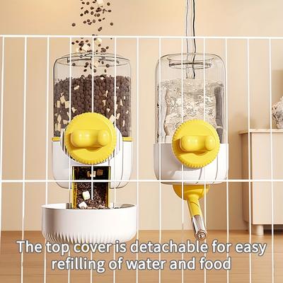 Large Capacity Pet Feeding Water Bowl Hanging Automatic Dispenser Multifunctional Feeder Drinker Small Cat Dog Feeding Supplies