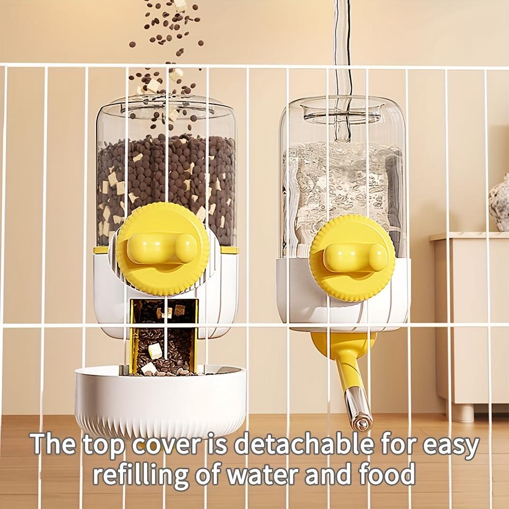 Large Capacity Pet Feeding Water Bowl Hanging Automatic Dispenser Multifunctional Feeder Drinker Small Cat Dog Feeding Supplies