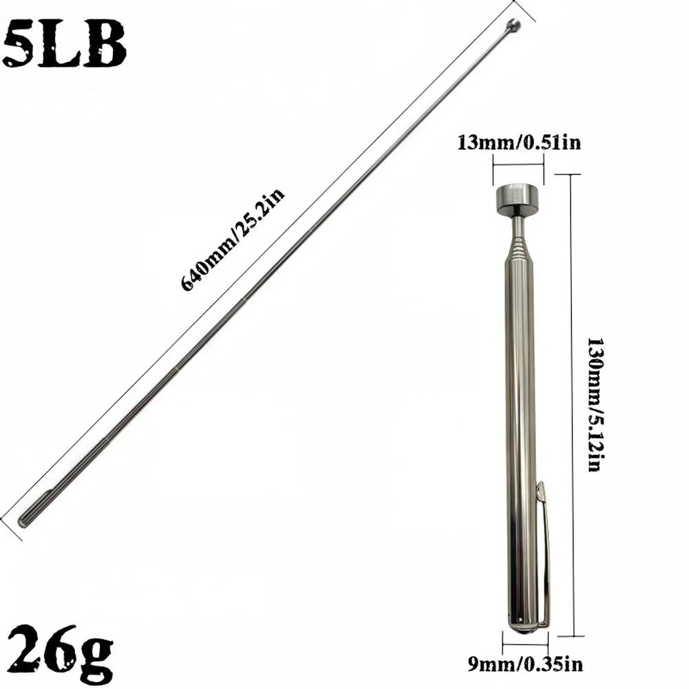 Telescopic Magnetic Pickup Tool With Strong Magnet For Retrieving Metal Objects In Tight Spaces For Home Garage And Workshop
