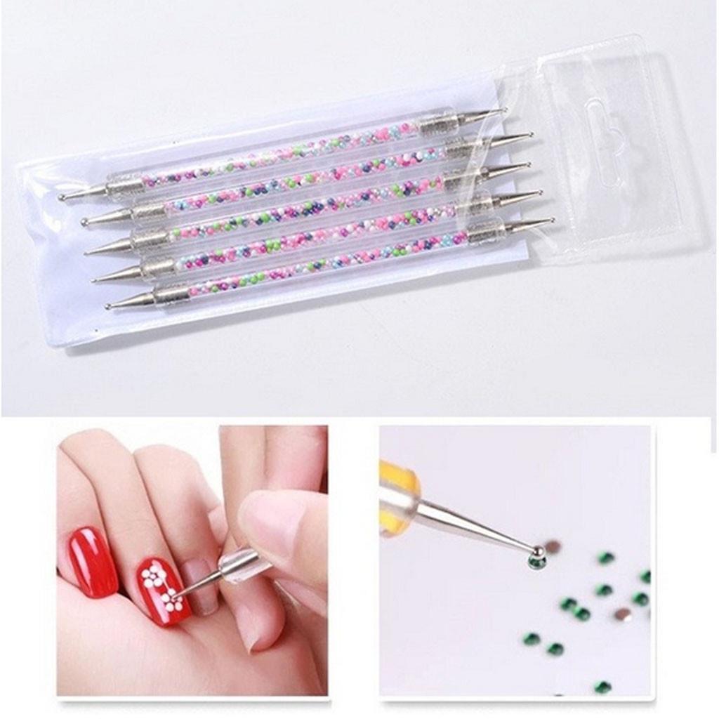 Manicure Tool Double-head Dotting Pen 5Pcs/set
