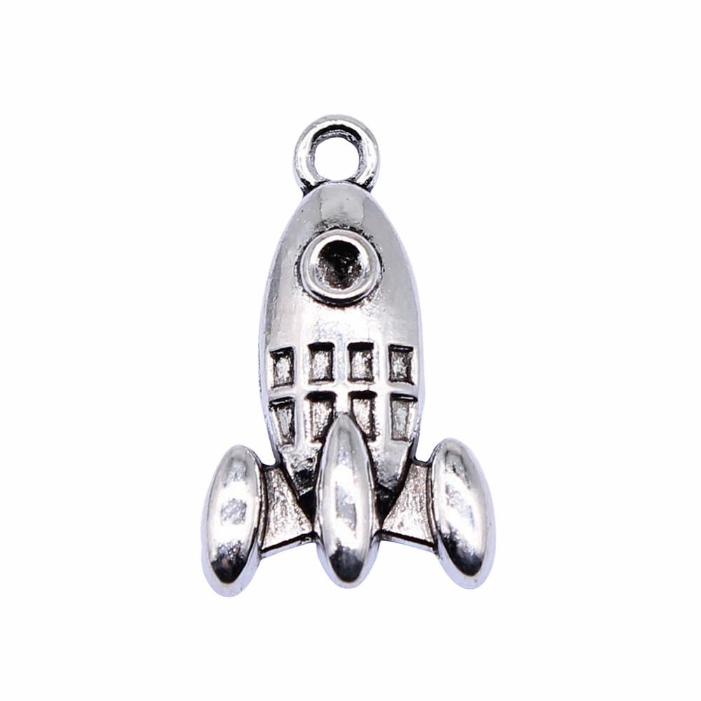 Airplane Charms Multi Color Alloy Car Pendants For Travel Themed Jewelry