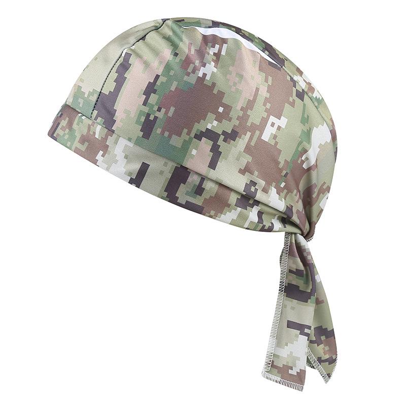 Camouflage Outdoor Radsport Kopftuch: Atmungsaktive, bedruckte Überziehmütze für Sonnenschutz