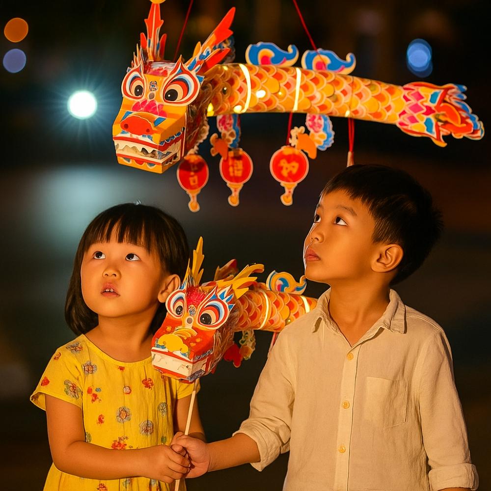 Flying Portable Dragon Lantern Chinese Style Mid-Autumn Festival Lantern  Spring Festival