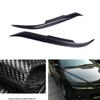 Car Front Head Lamp Headlight Eyebrow Sticker Headlamp Eyelid Trim Cover Brow Strip Carbon Fiber For Mazda 6 2003-2013