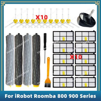 Compatible For iRobot Roomba 800 900 Series 860 865 866 870 880 885 890 960 980 990 Replacement Parts Main Side Brush Filter
