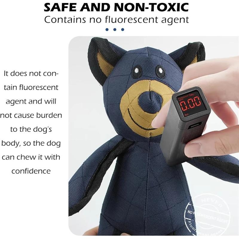 Cute Teddy Extreme Bear 2.0 Indestructible Dog Toy Mighty Squeaky Stuffed Plush Fun for Aggressive Chewers Keeps Dogs Busy