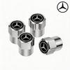 LXT3   4Pcs Metal Car Tire Valve Caps Waterproof Dustproof Anti-leak Air Accessories For Mercedes-Benz GLC X253 X254 C-Class W205 W206