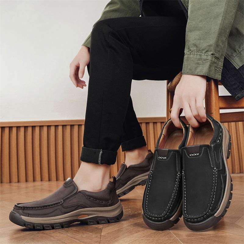Men's Loafers Fashion Casual Shoes Comfortable Platform Flats Leisure Men Flats Classics Outdoor Trekking Shoe