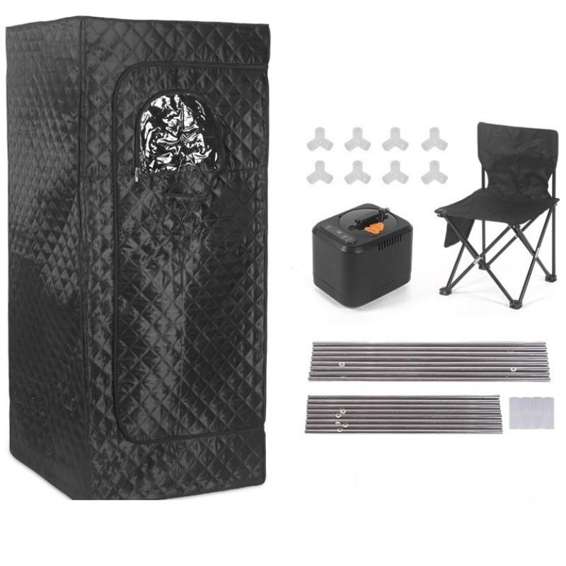 Portable Steam Sauna Kit Home Full Body Steaming Sauna Box Foldable Portable Sweat Steaming Room