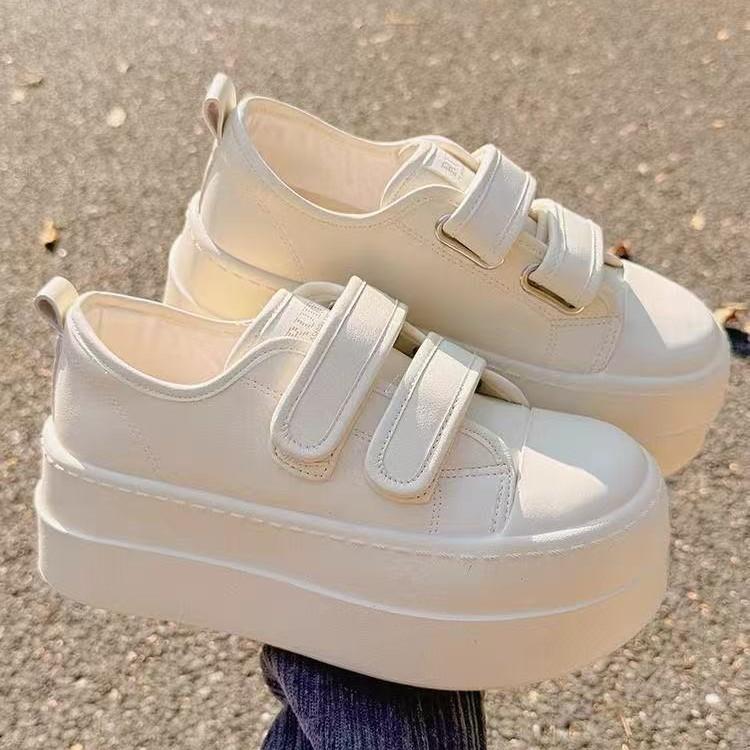 New new products with skirts Velcro board shoes platform heightening casual bread shoes