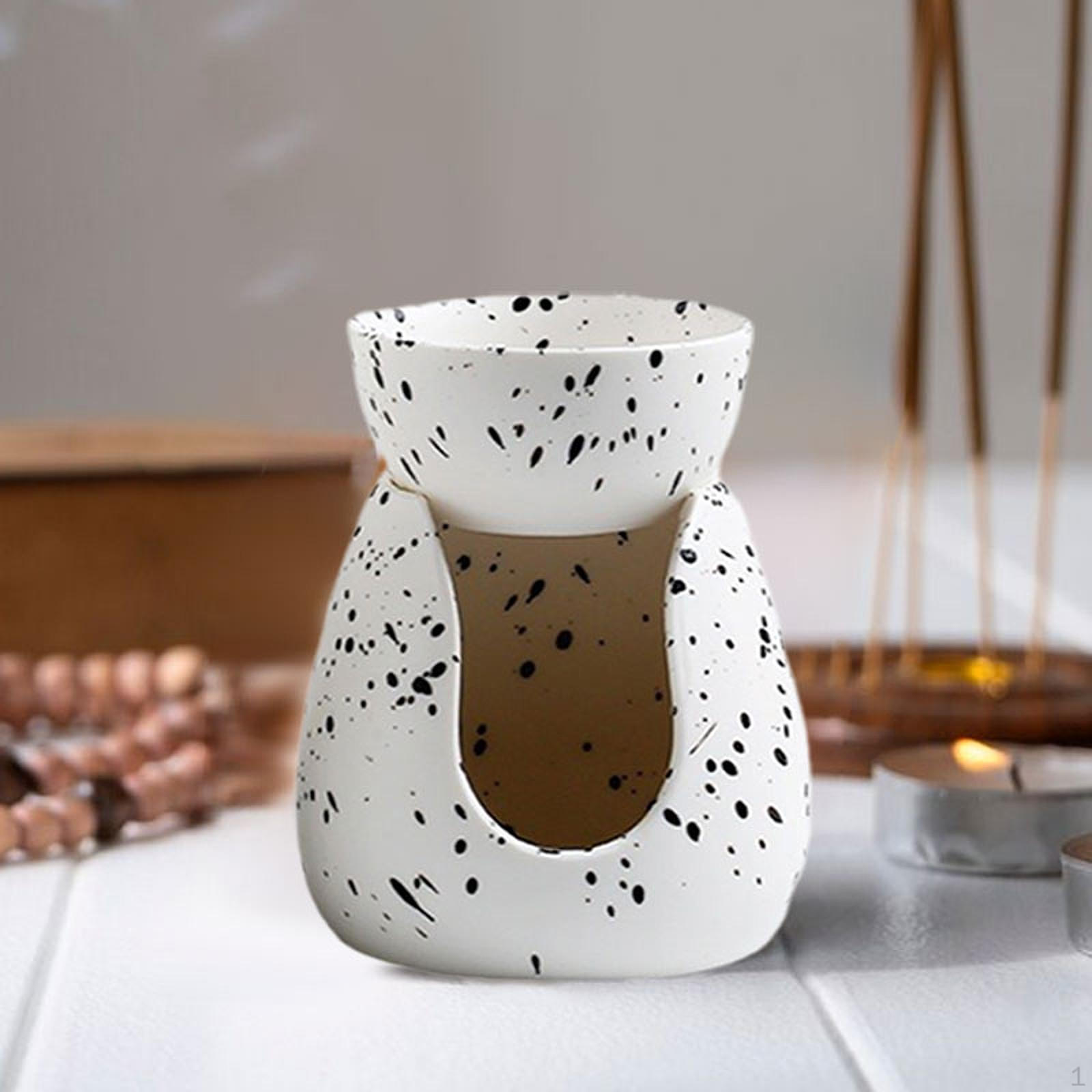 

Эфирное масло горелка Tealight подсвечник для офиса ванная комната свадебный подарок Black Dots