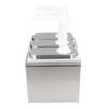Sauce Dispenser Pump Salad Jam Seasoning Condiment Squeeze Pump Container with Base for Kitchen Restaurant 3 Pumps