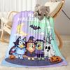 Halloween Night Adventure Blanket Warmthful Decor Suitable for Sofa Office Chair Seaside for All Seasons Modern Perfect Gift for Relatives and Friends