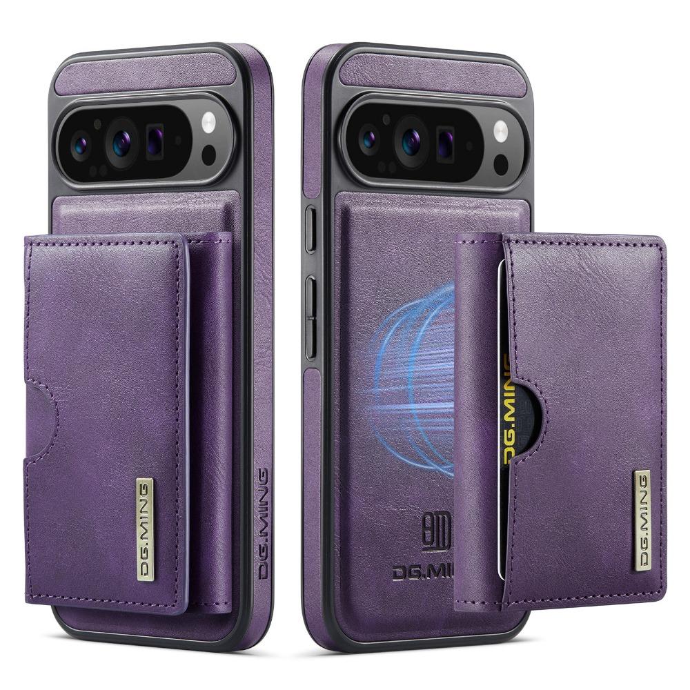 2 In 1 Detachable Magnetic Wallet Phone Case For Google Pixel 9 Pro XL 8 For Magsafe RFID Blocking Card Holder PU Leather Cover