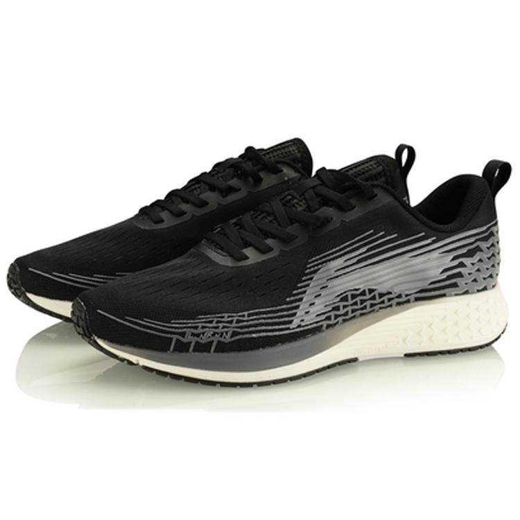 New LiNing Red Hare 4 Low top Running Shoes Men's Pitch Black Gray ARBP037-7