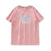 Butterfly Short-sleeved T-shirt Women's Summer New Design Sense Niche French Sweet Top Korean Chic Pure Cotton Half-sleeve