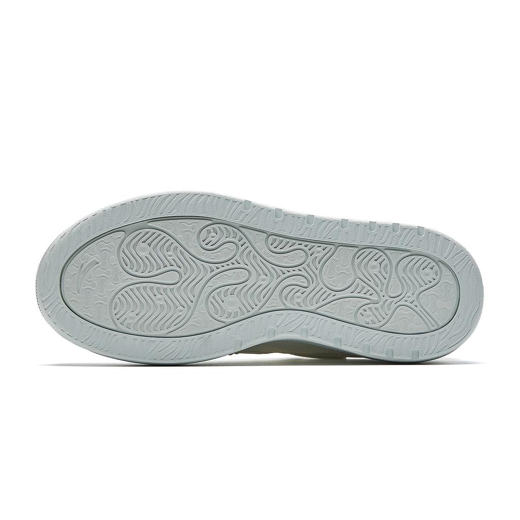 Anta Seaweed 3.0 Trendy Fashion Comfortable Versatile Thick Sole Height Increasing Skate Shoes Kids Sneaker White Gray 922628011-2