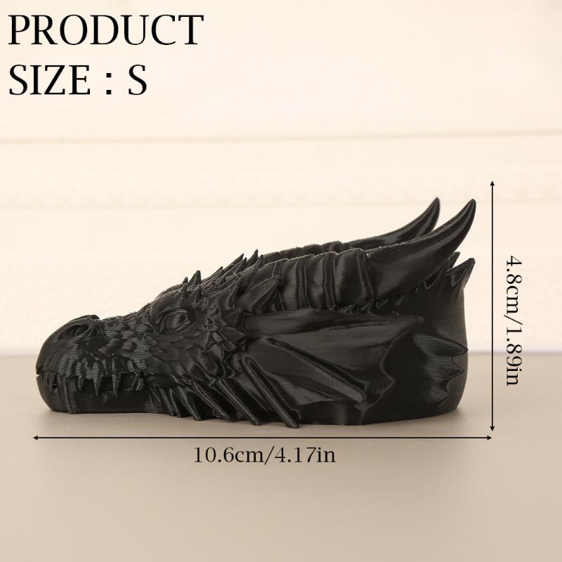 Dragon Head Storage Tray Gothic Jewelry Display Unique Storage Rack Fantasy Ornament for Bedroom Desk Home