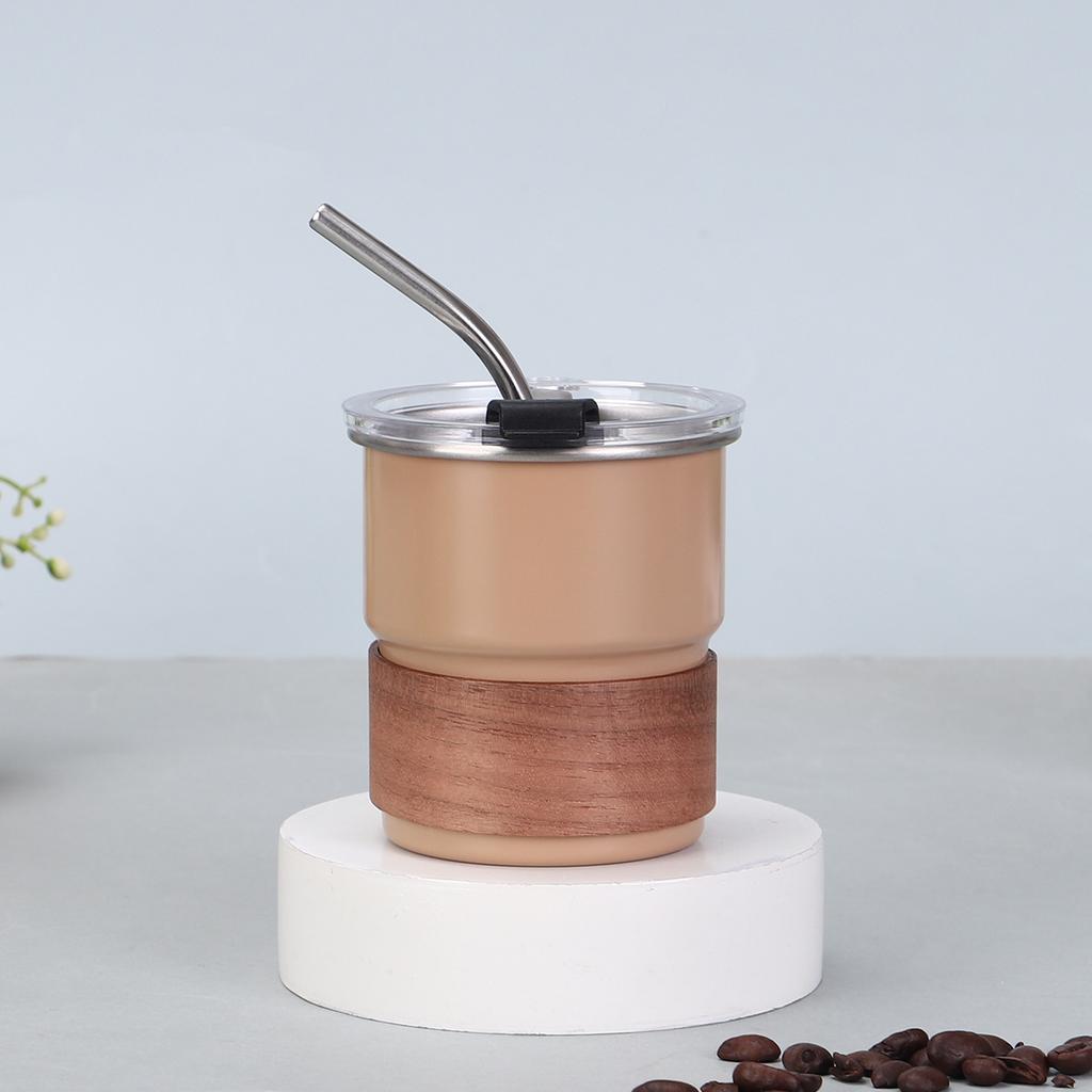 New 304 stainless steel mini wine glass single-layer crimped anti-scalding thermos cup outdoor camping picnic water cup
