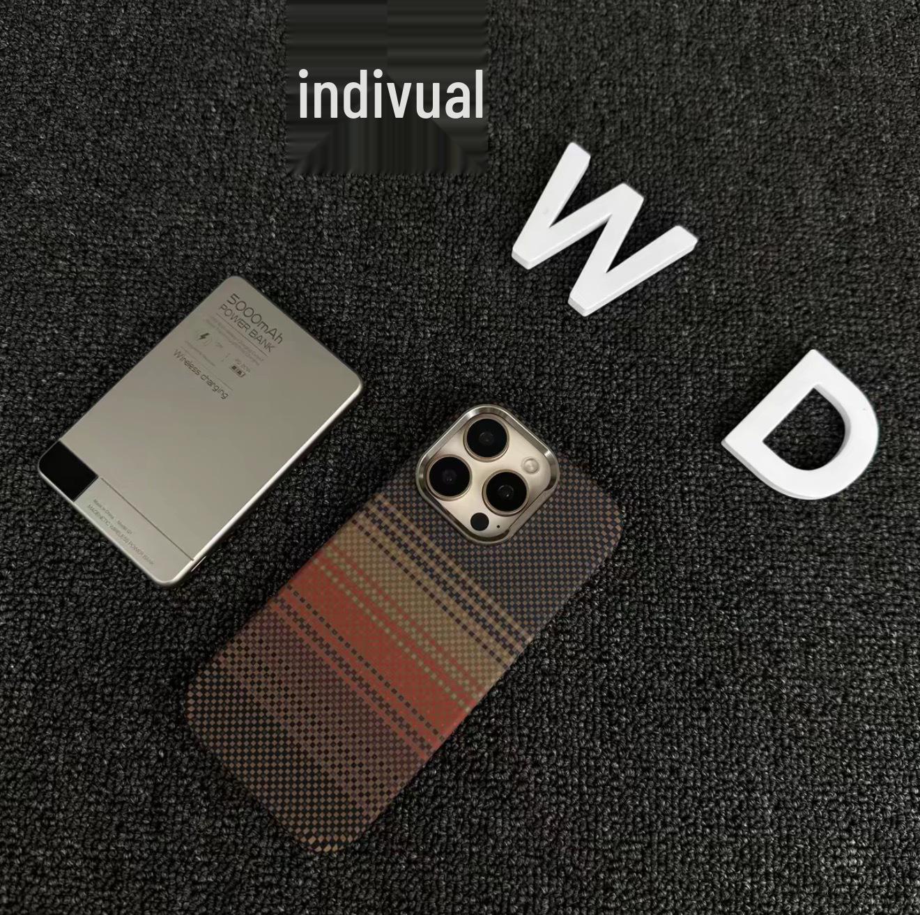 iPhone 17 Pro Max Kevlar Magnetic Case - Ultra-thin Protective Cover for Apple 16 16