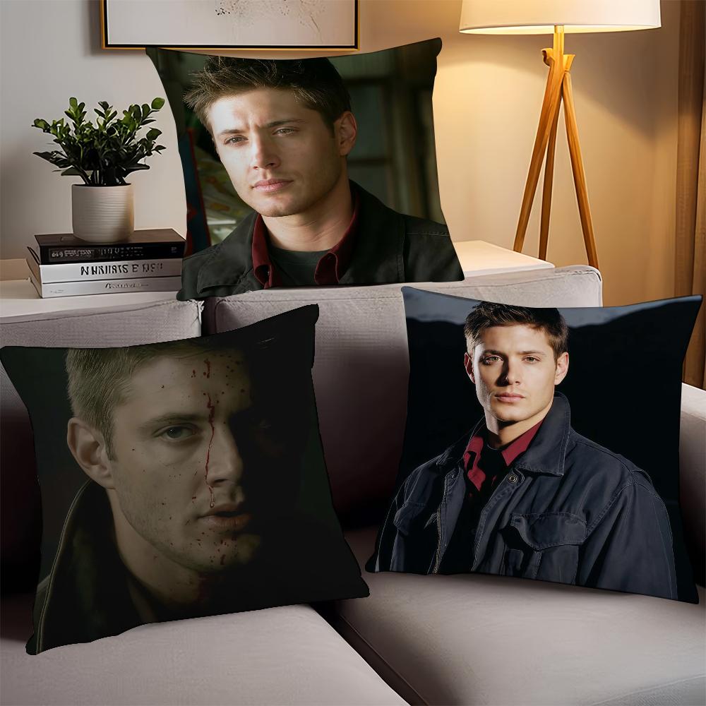 Movie Role D-Dean W-Winchester Pillow Case Office Cushions Suitable For Sofa Car Bedroom Decorative Cushion Cover