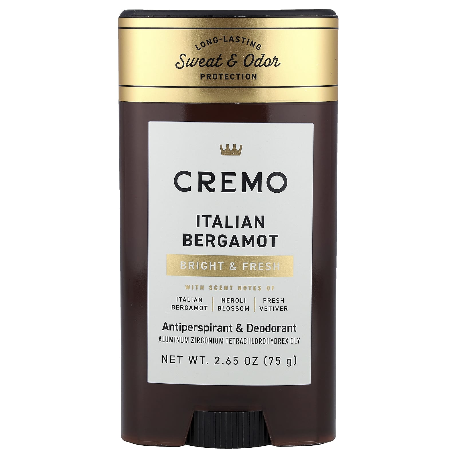 

Cremo Антиперспирант и дезодорант, Итальянский бергамот, 75 г (2,65 унции)