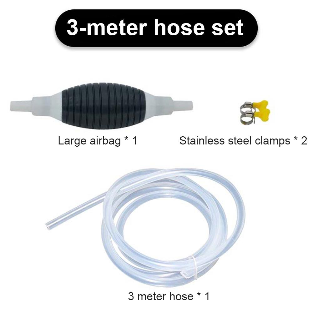Universal Hand Gas Oil Pump Car Fuel Pump Manual Suction Pipe Gasoline Syphon Pump Auto Engines Fuel Supply System Accessories
