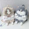 Large Capacity Cat Backpack Soft Fluffy Shoulder Bag Cartoon Plush Rucksack  For Women
