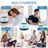Wood Grain Ultrasonic Aroma Diffuser Lamp, 300ml Humidifier for Bedroom/Desktop