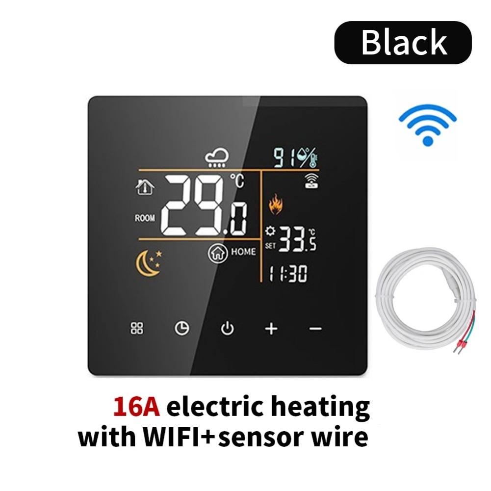 Remote Control Digital Thermostat and Hygrometer for Tuya Smart WiFi System with Anti Freeze and Safety Features