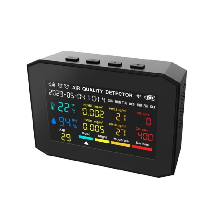 Мини-измеритель домашней среды, комнатные климатические мониторы, многофункциональные мониторы 1 чёрный