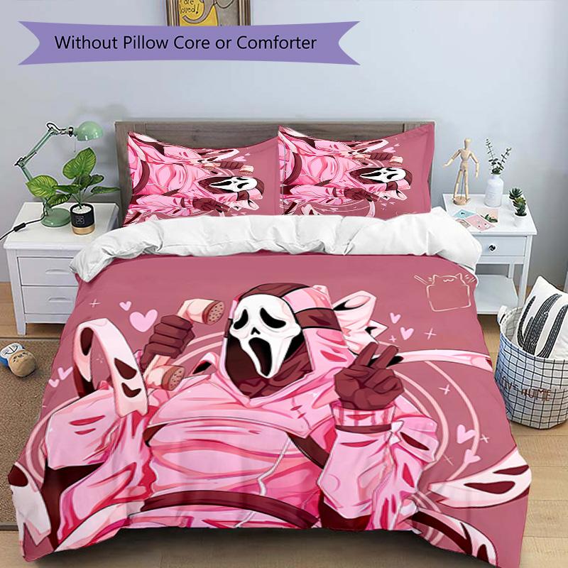 3pcs Art the Clown Terrifier1 pattern bedding set duvet cover set includes duvet cover &pillowcases, perfect all season bedroom decoration & gift