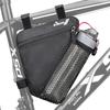 Fahrrad Dreieck Rahmen Tasche - Fahrrad Cycling Aufbewahrung Dreieck Oberrohr Front Tasche Sattel Tasche für Rennrad und Mountainbikes , Schwarz