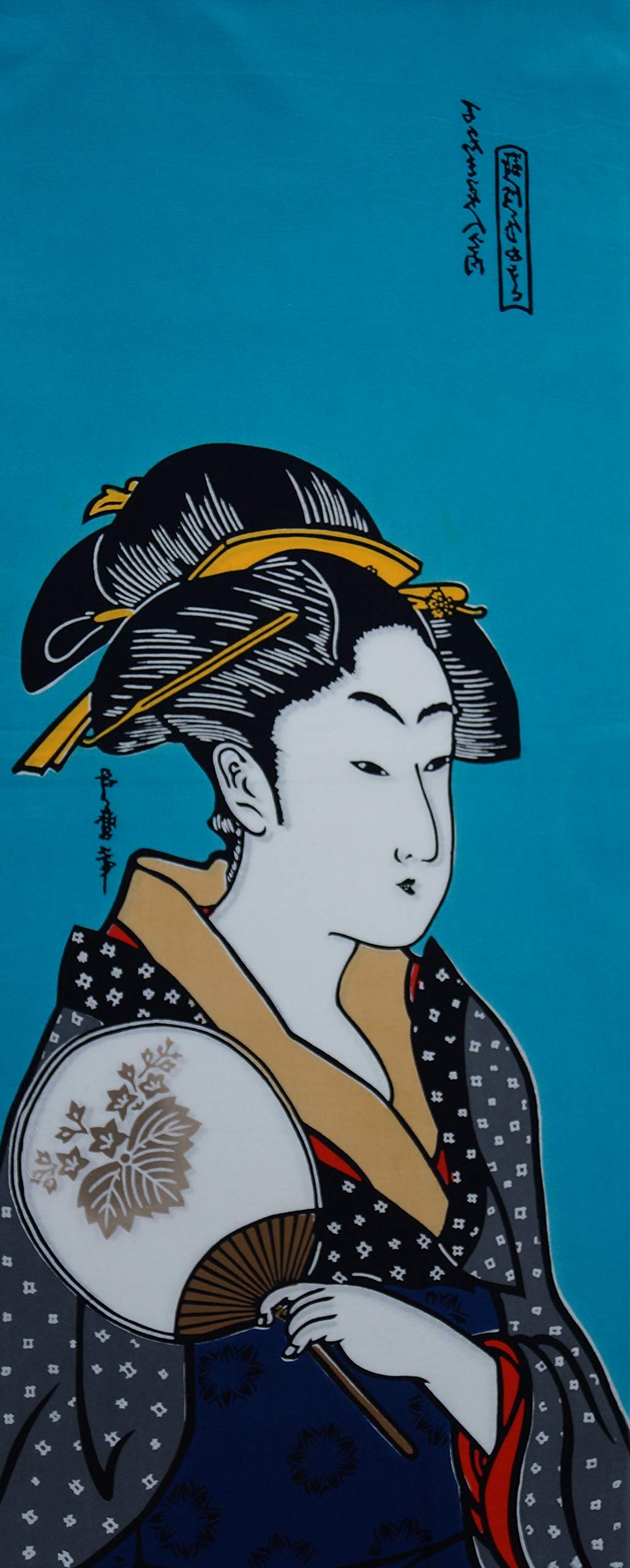 

Todaya Shoten Tenugui Okita 302 Nashien-zome (hand towel) Namba-ya