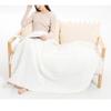 Chenille Knitted Bean Throw Blanket Summer Thin Sofa Cover Blanket Air Conditioning Bed Tail Blanket Woven Blanket For Office Nap Use