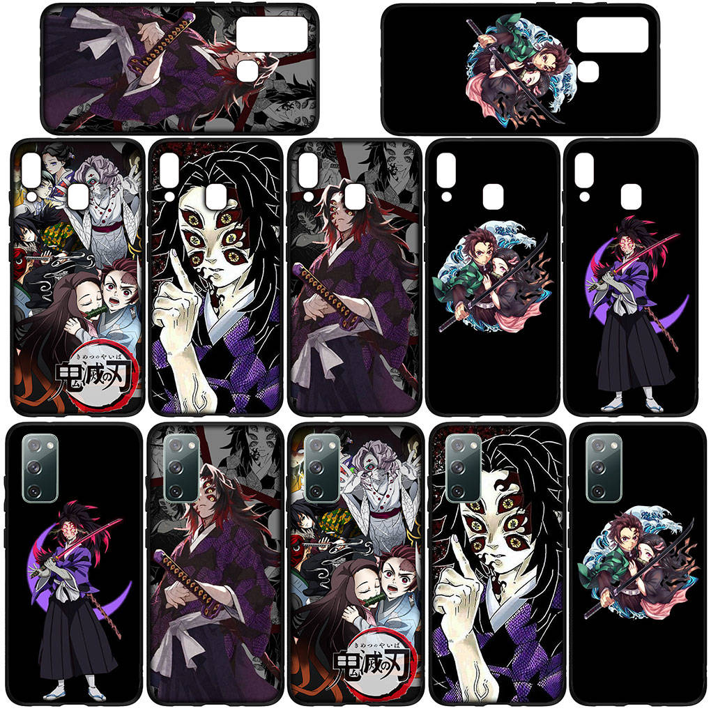 Case for Samsung Galaxy S25 S24 S23 iPhone 16 15 Xiaomi Redmi Note 14 13 12 16E X 11 Pro Max Moto Huawei Nezuko Demon Slayer Tanjirou Kokushibo Cover