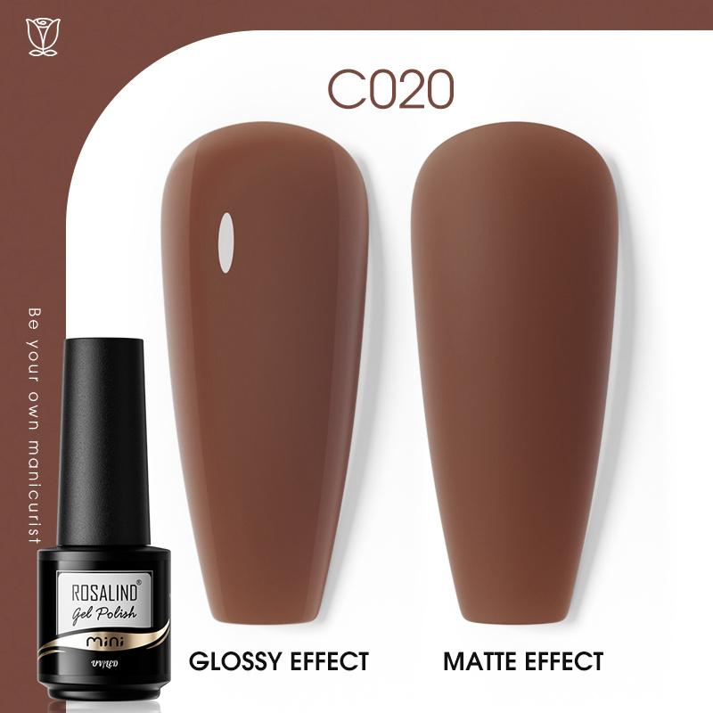 ROSALIND Gel Nagellack Soak Off UV LED Nails Art Design Lack Semi Permanent Gele Lack DIY Maniküre