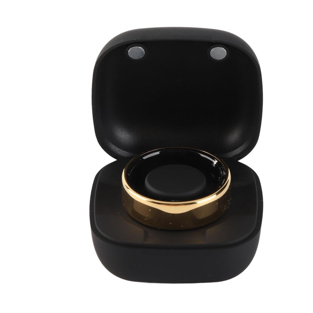 Smart Ring Sport Sleep Health Monitoring Remote Care IPX8 Waterproof Lightweight Fitness Rings with Charging Case